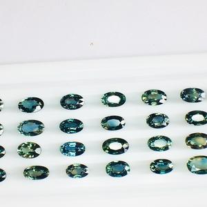 Saphir sarcelle naturel non chauffé et non traité avec une belle couleur bleu vert et une qualité AAA avec un lustre exceptionnel - Product Image 5