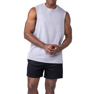 Chaleco Deportivo Personalizable con Corte Atlético, Color Sólido, Logotipo Personalizado con Serigrafía, Camiseta sin Mangas para Fisicoculturismo - Product Image 5