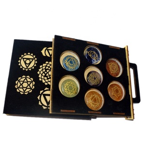 Pierre des sept chakras unique de qualité supérieure avec coffret cadeau – Ensemble de pierres pour le yoga et la méditation des chakras - Product Image 3