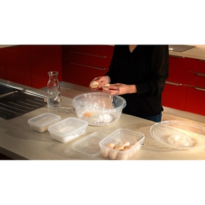 900ml Rectangular <b>Plastic</b> Eco-Friendly Multifunction <b>Food</b> & Spice Container with Lid Kitchen <b>Storage</b> <b>Box</b> Household Organizer - Product Image 5