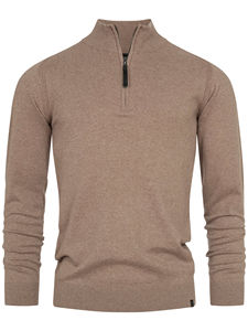 Sweat-shirts à capuche en molleton lourd avec applique brodée pour hommes, hiver, uni, teinture unie, demi-zip, qualité supérieure, sweat-shirt pour hommes - Product Image 4