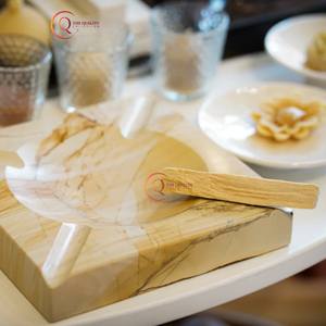 Cendrier à cigarettes accrocheur en bois fait cendrier à fumer Look chic porte-cendres décoratif de table accessoires de jardin à la maison - Product Image 4