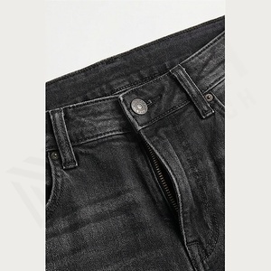 Jeans en denim slim pour homme sur mesure, coton de haute qualité, design vintage, techniques de broderie, couleur personnalisée, automne-hiver - Product Image 4