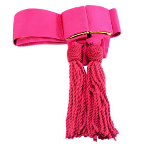 Cinturón de Faja Ceremonial Rojo Carmesí de 70 mm de Ancho con Accesorios de Latón, Ajustable a la Cintura, Faja Ceremonial de Lujo - Product Image 5