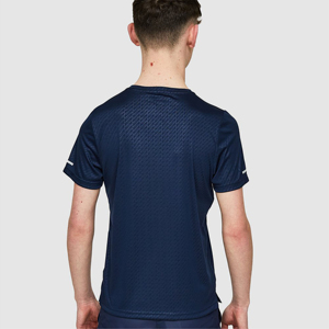 เสื้อยืดผู้ชายผ้าฝ้าย100% ระบายอากาศน้ำหนักเบาย้อมพื้นที่แห้งเร็ว OEM ตามสั่งสำหรับทุกฤดูกาล - Product Image 4