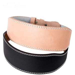 Cinturón de palanca de levantamiento de pesas de piel de vaca de alta calidad, hebilla de gimnasio de entrenamiento de fuerza de alta resistencia, venta al por mayor para hombres y mujeres - Product Image 6