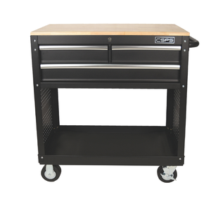 รถเข็นเครื่องมือกลแบบหมุนได้กล่องเครื่องมือช่าง91ซม. 03ลิ้นชักเก็บเครื่องมือช่างแบบปรับแต่งได้สำหรับอุตสาหกรรมโรงรถ - Product Image 5