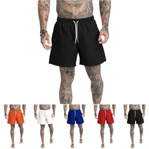 Short de course de jogging 100% coton de haute qualité pour hommes, modèle d'été personnalisé, simple couche, design uni avec entrejambe solide - Product Image 3