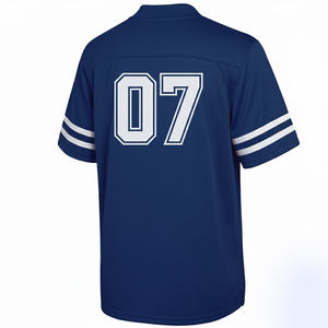 Nuevos Diseños 2026, Jersey de Fútbol Americano Cosido en Color Sólido, Jersey de Fútbol Americano Juvenil para Entrenamiento, Superventas - Product Image 3