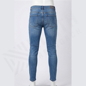 Pantalones Vaqueros de Mezclilla Ajustados para Hombre, de Algodón, Duraderos, Rectos, Precios al por Mayor, Diseño Clásico, Color Personalizado, Alta Calidad - Product Image 2