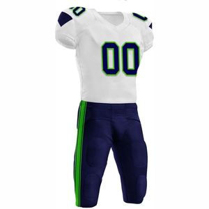 Nouveauté Maillots de football américain personnalisés Respirant Couleur personnalisée Manches courtes Grande taille Évacuation de l'humidité Fabriqué au Pakistan - Product Image 3
