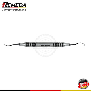 REMEDA Pure Titanium Implant Scalers Kit de instrumentos de higiene 5 PCS Black Titanium con casete inoxidable - Product Image 6