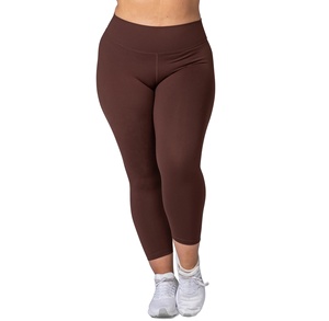 High Quality Custom High Waist Sports <b>Leggings</b> for Women Wholesale OEM Service Solid <b>Pattern</b> Pants - Product Image 3