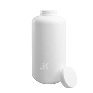 High Quality HDPE Plastic Packaging Round <b>Bottle</b> 1300 ml Screw Lid White OEM/ODM Solutions for Plastic <b>Bottles</b> M0300 - Product Image 1