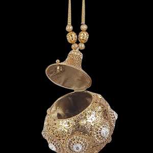 1033A fait à la main en métal pochette sacs de soirée de haute qualité or argent perlé dames fête mariée mariage spécial sac à main - Product Image 1