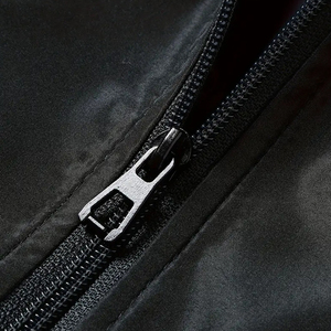 Blouson moto homme 2-en-1 personnalisé style urbain col montant imperméable coupe-vent séchage rapide doublure polaire chauffante - Product Image 5