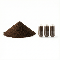 Poudre d'extrait d'ail noir fermenté, complément alimentaire, source verte, Green Life Herb, ingrédient en vrac de qualité supérieure, qualité alimentaire