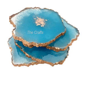 Posavasos de vidrio con taza de resina con tamaño y forma personalizados de calidad superior Posavasos de vidrio a granel - Product Image 5