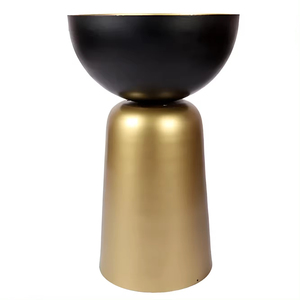 2025 ultime haute qualité en métal noir fleur planteur support en laiton Design jardin Pots support avec fleurs artificielles vente bas prix - Product Image 3