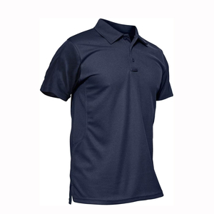 Polo de manga corta para hombre, diseño personalizado del mejor fabricante, 100% algodón, bajo MOQ, patrón sólido, tu propia marca - Product Image 1