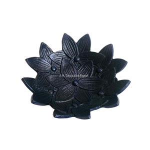 Plateau à feuilles en aluminium pour hôtels et traiteur Bols de table élégants pour le service de salade Vaisselle de mariage Bols à feuilles décoratifs - Product Image 6