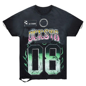 เสื้อยืดผ้าฝ้ายสวมใส่สบายระบายอากาศได้ดีนุ่มสบายสวมใส่ได้ทุกวันผู้ชายผู้หญิงเสื้อผ้าแขนสั้นแบบยูนิเซ็กซ์ - Product Image 1