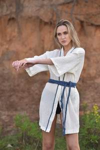 2025 New Plain Mini Length <b>Kimono</b> Bathing Swim Cover Ups Casual Resort Wear Holiday Bohemian <b>Kimonos</b> for <b>Women</b> - Product Image 6