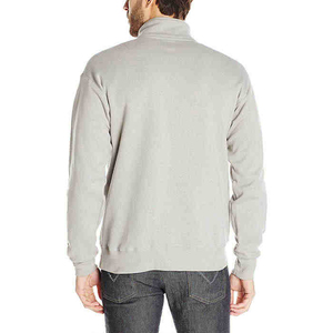 Nuevo logotipo personalizado de alta calidad para hombre, sudadera de lana con media cremallera, cuarto 1/4, media cremallera, cuello alto, sudaderas con capucha de gran tamaño - Product Image 4