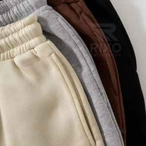 Pantalon de jogging sportif pour homme en toile droite, léger, à séchage rapide, respirant, confortable, en coton, avec taille élastique - Product Image 2