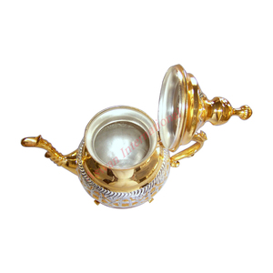 Customized Dallah <b>Tea</b> Pot <b>Set</b> <b>Vintage</b> Arabic Design Eco-Friendly Metal Kitchen Tabletop with Copper Lettering Accepts Coffee <b>Tea</b> - Product Image 6