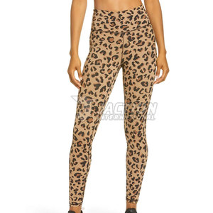 Factory Direct Sale Custom Size Elastic Waist Yoga Leggings OEM Service Wholesale Top Selling Yoga Leggings - Product Image 2