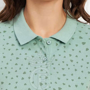 Polo de mujer de etiqueta privada Polo cómodo de mujer Polo de gran tamaño de alta calidad Polo de mujer - Product Image 6