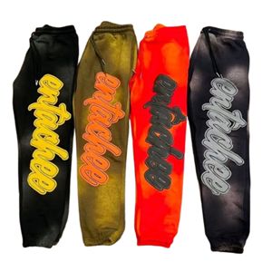 Pantalones de chándal de lana de algodón de alta calidad unisex, estilo personalizado, transpirables, de talla grande, con parte delantera plana, informales, de invierno para hombres y mujeres - Product Image 6
