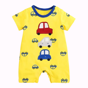 Combinaisons pour bébés filles en tricot de fibre de bambou et spandex JAVELIN, boutons-pression, vêtements décontractés pour nouveau-nés, nourrissons et tout-petits, fabrication OEM - Product Image 2