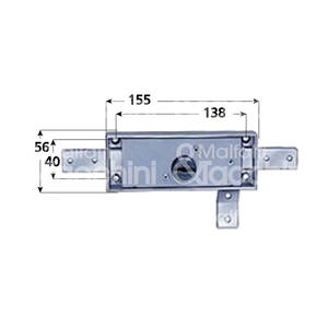 Serrure à triple obturateur à double carte - Product Image 1