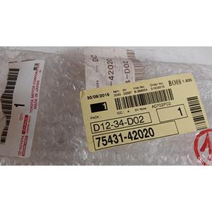 ตราสัญลักษณ์ท้ายรถยนต์ TOYOTA Rav4 รุ่นที่ 6 (12>) หมายเลขอะไหล่ 75431-42020 - Product Image 4