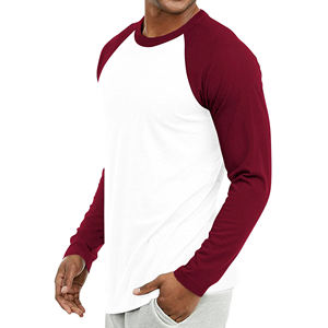 Hommes Fitness Muscle Fit à manches longues Compression Gym T-Shirt séchage rapide respirant manches raglan vêtements en gros grande taille - Product Image 2