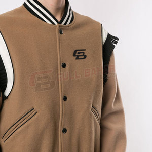 Veste universitaire de style High Street pour hommes avec logo dans les couleurs personnalisées, imperméable, coupe-vent, respirant, col montant, manches longues, hiver - Product Image 5