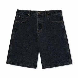 Pantalones cortos holgados para hombre 100% algodón 14 oz bordado desgastado pantalones cortos de algodón de mezclilla de alta calidad para hombre con logotipo personalizado - Product Image 6