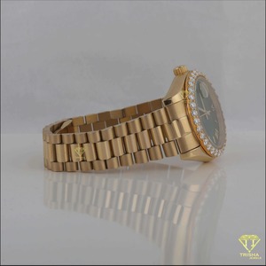 นาฬิกาเพชรสีทองล้วนสำหรับผู้ชายนาฬิกาเพชรสำหรับปลูกในห้องทดลองดีไซน์หรูหรา - Product Image 3