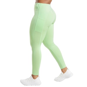 Nouveautés du fournisseur Leggings taille haute en élasthanne taille moyenne tissés tricotés différentes tailles pour les femmes Quantité en gros - Product Image 3
