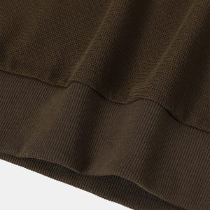 Sweat-shirt personnalisé à col ras du cou pour hommes, poids lourd, manches longues, tissu tissé en coton et polyester à impression numérique - Product Image 5