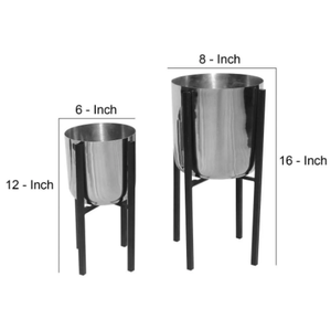 <b>Iron</b> Plant <b>Stand</b> with Bowl Shape - Product Image 3
