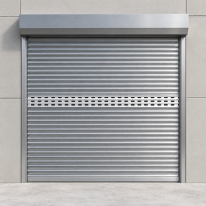 Puerta Enrollable Exterior Moderna de Aluminio, Puerta Metálica Enrollable para Garaje Resistente al Viento - Product Image 6