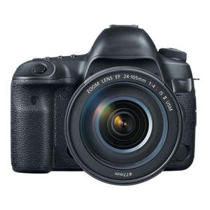 Appareil photo reflex numérique plein format EOS 5D Mark IV avec objectif EF 24-105 mm f/4L IS II USM, kit noir - Product Image 1