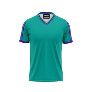 T-shirt tricoté personnalisé en coton 100 % vierge pour homme, à manches courtes, col rond, anti-plis, séchage rapide, respirant – Vente en gros, accepte la personnalisation - Product Image 3