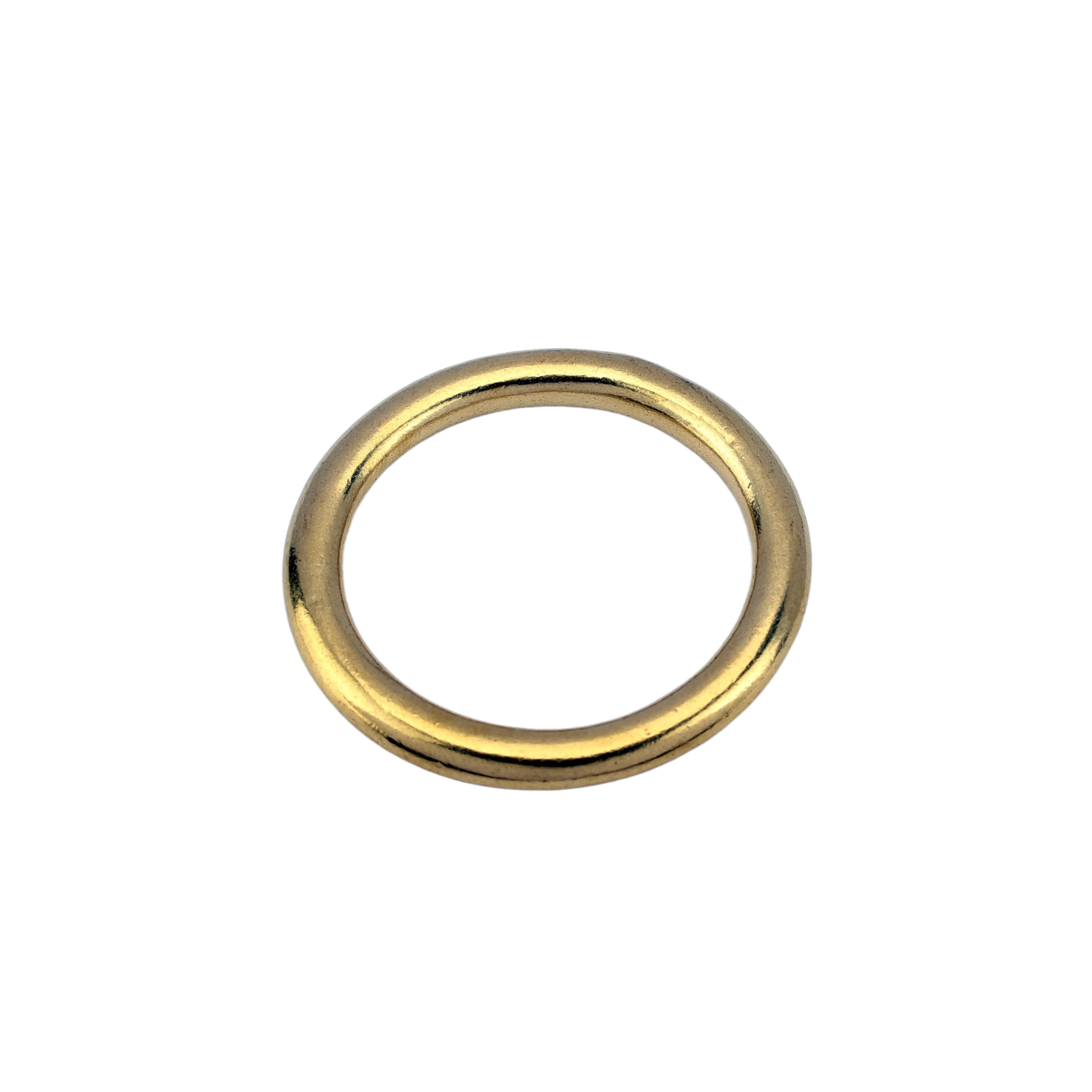 Made in japan casting Brass O-Rings 45*6mm Leathercraft DIY For Jewelry, Handbag, Strapping, Webbing