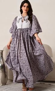 2025 Offre Spéciale femmes été Boho Unique décontracté O cou manches bouffantes mariage invité lin ukrainien brodé robes décontractées - Product Image 4