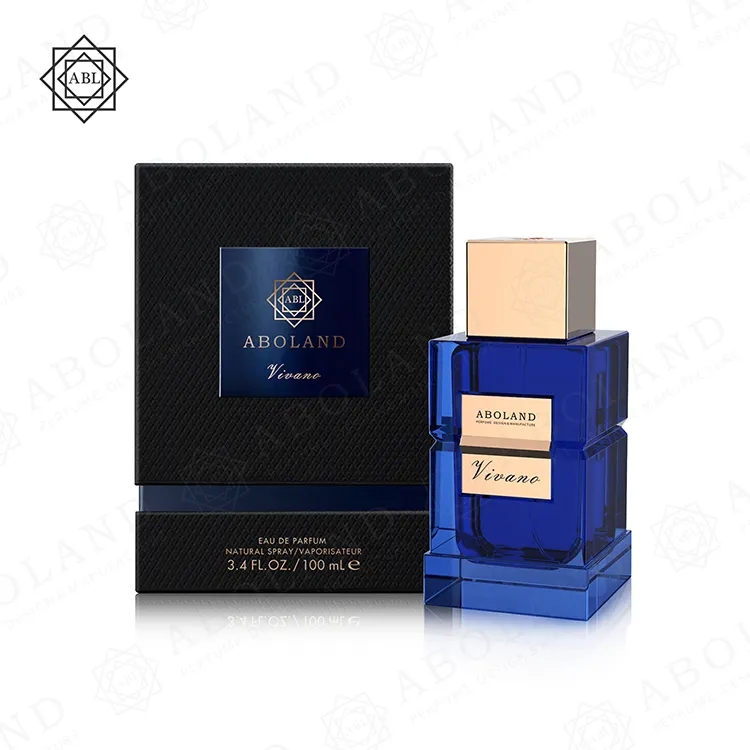 Arab Wholesale OEM ODM Luxury Blue Perfume Box Gift Box for Perfume Bottle