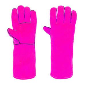 Guantes de Soldadura de Piel de Vacuno de Primera Calidad, Resistentes, Duraderos, Resistentes a la Abrasión, Retardantes de Llama, Guantes para Barbacoa - Product Image 3